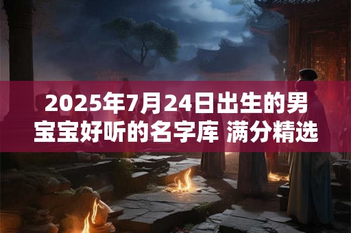 2025年7月24日出生的男宝宝好听的名字库 满分精选 2025年7月24日出生的男宝宝好听的名字库 满分精选