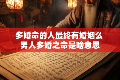 多婚命的人最终有婚姻么 男人多婚之命是啥意思 多婚命的人最终有婚姻么 男人多婚之命是啥意思