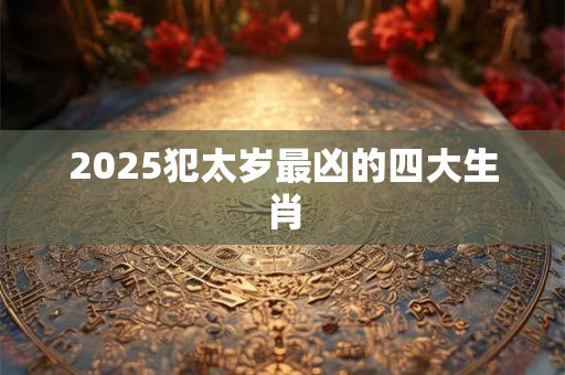 2025犯太岁最凶的四大生肖