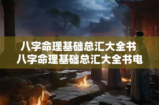 八字命理基础总汇大全书 八字命理基础总汇大全书电子版 八字命理基础总汇大全书 八字命理基础总汇大全书电子版