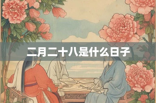 二月二十八是什么日子 二月二十八是什么日子