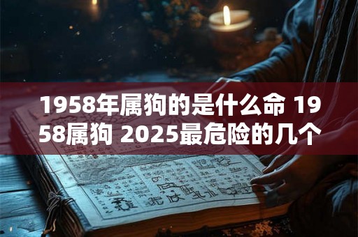 1958年属狗的是什么命 1958属狗 2025最危险的几个月 1958年属狗的是什么命 1958属狗 2025最危险的几个月