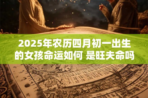2025年农历四月初一出生的女孩命运如何 是旺夫命吗