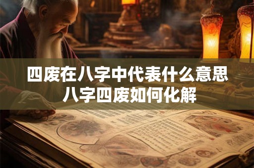 四废在八字中代表什么意思 八字四废如何化解 四废在八字中代表什么意思 八字四废如何化解