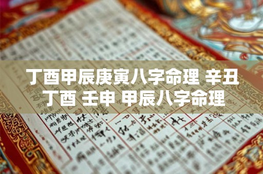 丁酉甲辰庚寅八字命理 辛丑 丁酉 壬申 甲辰八字命理 丁酉甲辰庚寅八字命理 辛丑 丁酉 壬申 甲辰八字命理