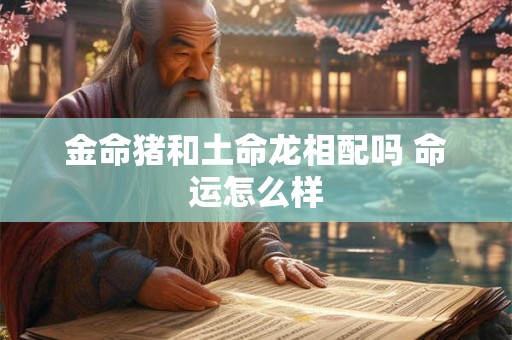 金命猪和土命龙相配吗 命运怎么样 金命猪和土命龙相配吗 命运怎么样