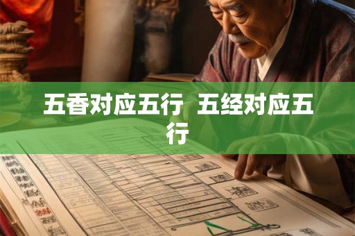 五香对应五行 五经对应五行 五香对应五行 五经对应五行
