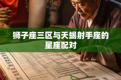 狮子座三区与天蝎射手座的星座配对 狮子座三区与天蝎射手座的星座配对