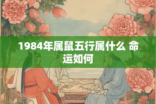 1984年属鼠五行属什么 命运如何 1984年属鼠五行属什么 命运如何