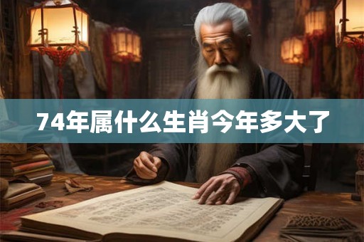 74年属什么生肖今年多大了 74年属什么生肖今年多大了