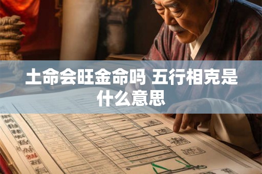 土命会旺金命吗 五行相克是什么意思 土命会旺金命吗 五行相克是什么意思