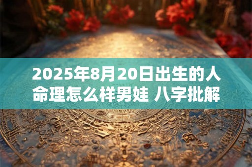 2025年8月20日出生的人命理怎么样男娃 八字批解 2025年8月20日出生的人命理怎么样男娃 八字批解