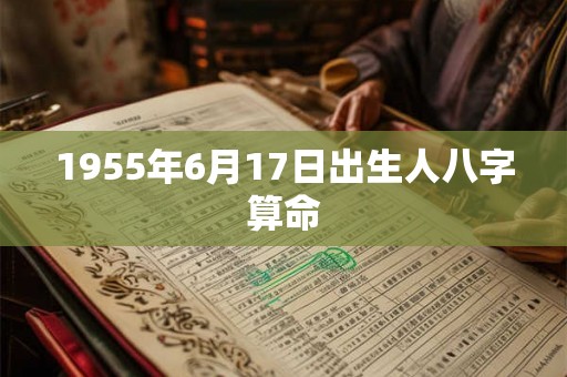 1955年6月17日出生人八字算命 1955年6月17日出生人八字算命