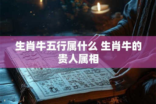 生肖牛五行属什么 生肖牛的贵人属相 生肖牛五行属什么 生肖牛的贵人属相