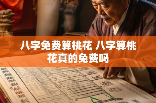 八字免费算桃花 八字算桃花真的免费吗 八字免费算桃花 八字算桃花真的免费吗