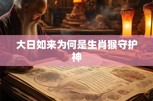 大日如来为何是生肖猴守护神 大日如来为何是生肖猴守护神
