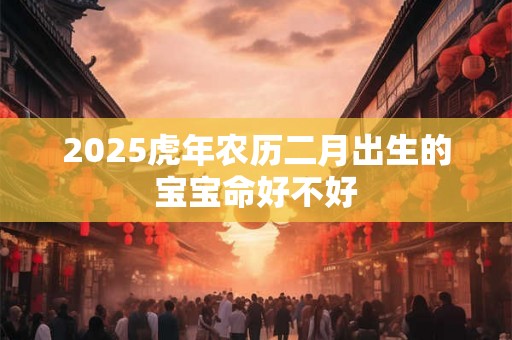 2025虎年农历二月出生的宝宝命好不好 2025虎年农历二月出生的宝宝命好不好