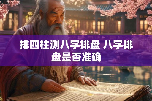 排四柱测八字排盘 八字排盘是否准确 排四柱测八字排盘 八字排盘是否准确