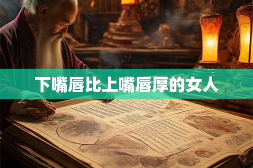 下嘴唇比上嘴唇厚的女人 下嘴唇比上嘴唇厚的女人