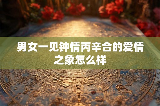 男女一见钟情丙辛合的爱情之象怎么样