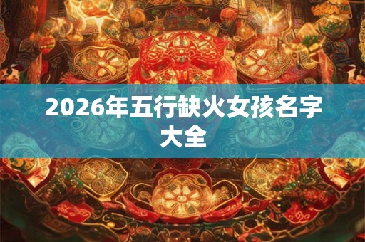 2026年五行缺火女孩名字大全 2026年五行缺火女孩名字大全