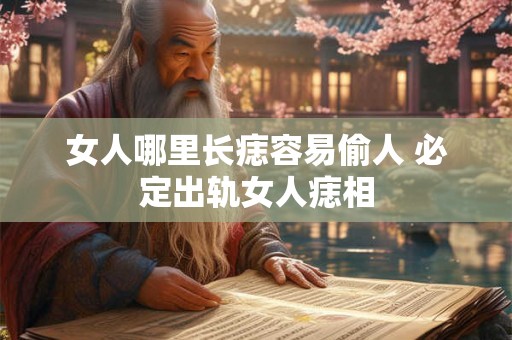女人哪里长痣容易偷人 必定出轨女人痣相