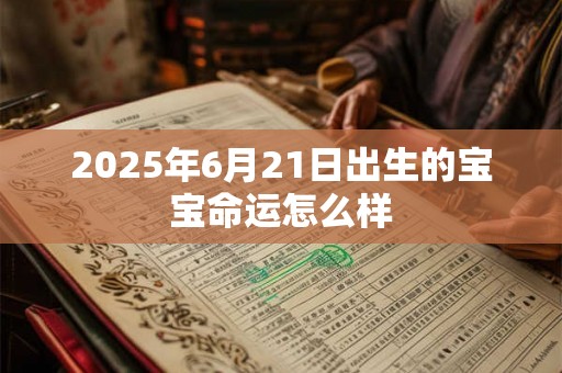 2025年6月21日出生的宝宝命运怎么样