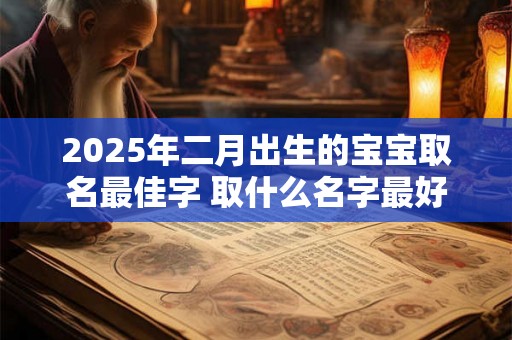 2025年二月出生的宝宝取名最佳字 取什么名字最好 2025年二月出生的宝宝取名最佳字 取什么名字最好