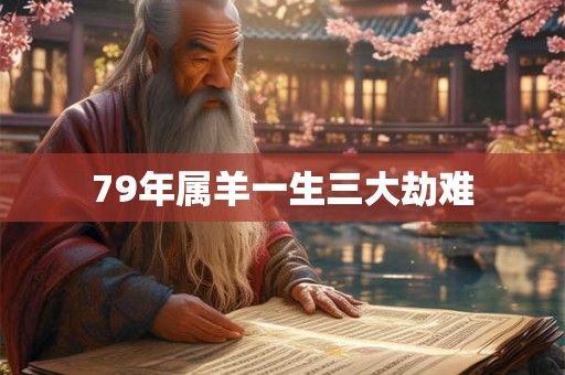 79年属羊一生三大劫难 79年属羊一生三大劫难