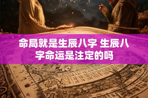 命局就是生辰八字 生辰八字命运是注定的吗 命局就是生辰八字 生辰八字命运是注定的吗
