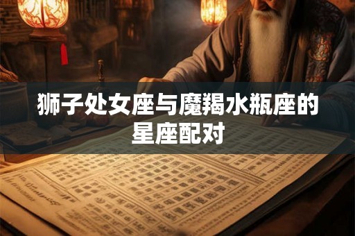 狮子处女座与魔羯水瓶座的星座配对 狮子处女座与魔羯水瓶座的星座配对