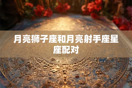 月亮狮子座和月亮射手座星座配对 月亮狮子座和月亮射手座星座配对