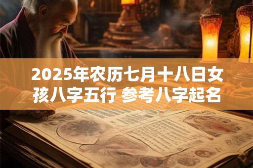 2025年农历七月十八日女孩八字五行 参考八字起名 2025年农历七月十八日女孩八字五行 参考八字起名