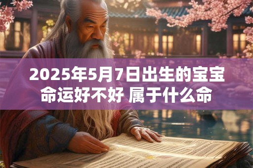 2025年5月7日出生的宝宝命运好不好 属于什么命 2025年5月7日出生的宝宝命运好不好 属于什么命