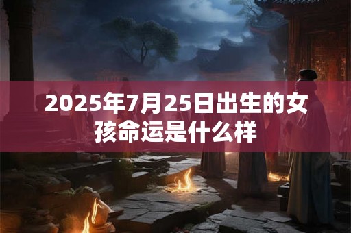 2025年7月25日出生的女孩命运是什么样
