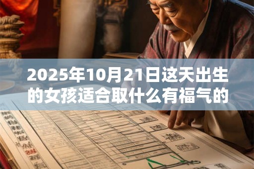 2025年10月21日这天出生的女孩适合取什么有福气的名字