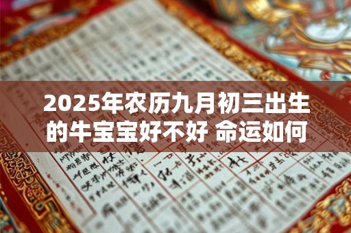 2025年农历九月初三出生的牛宝宝好不好 命运如何 2025年农历九月初三出生的牛宝宝好不好 命运如何