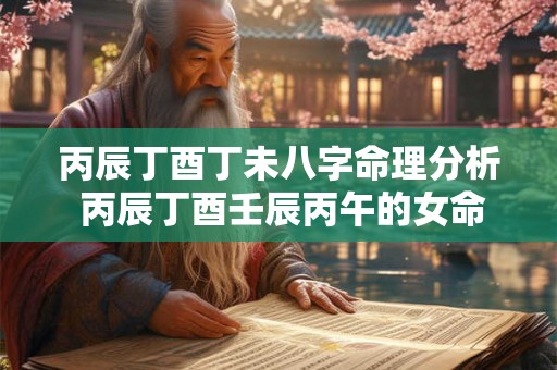 丙辰丁酉丁未八字命理分析 丙辰丁酉壬辰丙午的女命如何 丙辰丁酉丁未八字命理分析 丙辰丁酉壬辰丙午的女命如何