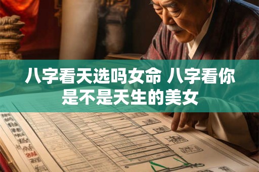 八字看天选吗女命 八字看你是不是天生的美女 八字看天选吗女命 八字看你是不是天生的美女