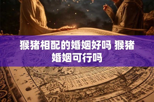 猴猪相配的婚姻好吗 猴猪婚姻可行吗 猴猪相配的婚姻好吗 猴猪婚姻可行吗
