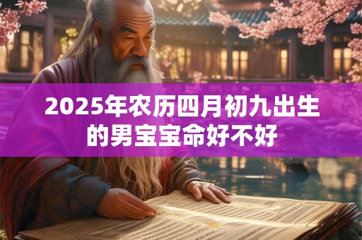 2025年农历四月初九出生的男宝宝命好不好 2025年农历四月初九出生的男宝宝命好不好