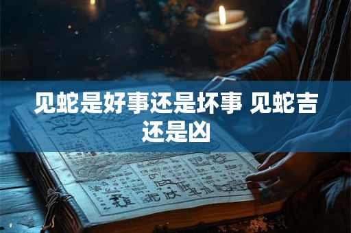 见蛇是好事还是坏事 见蛇吉还是凶 见蛇是好事还是坏事 见蛇吉还是凶