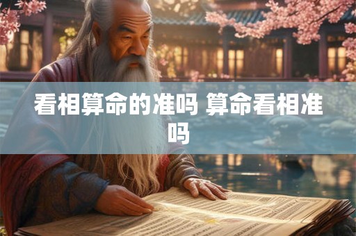 看相算命的准吗 算命看相准吗