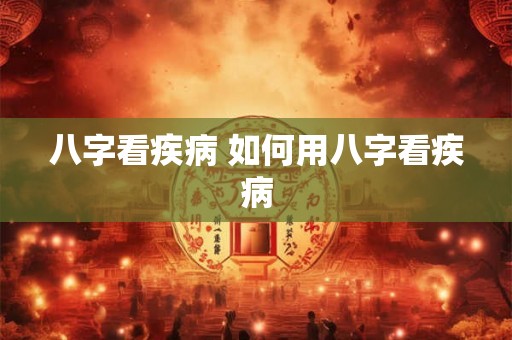 八字看疾病 如何用八字看疾病 八字看疾病 如何用八字看疾病
