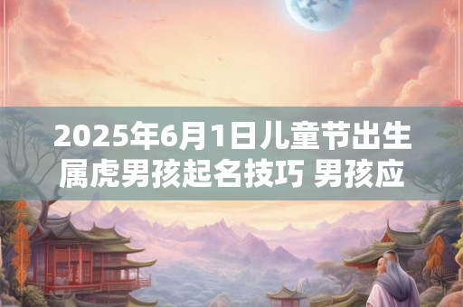 2025年6月1日儿童节出生属虎男孩起名技巧 男孩应该取什么名字