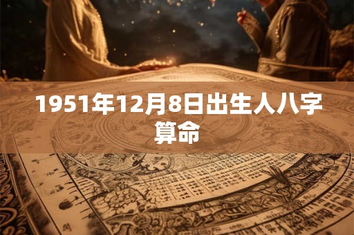 1951年12月8日出生人八字算命 1951年12月8日出生人八字算命