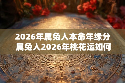 2026年属兔人本命年缘分 属兔人2026年桃花运如何 2026年属兔人本命年缘分 属兔人2026年桃花运如何