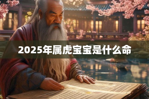 2025年属虎宝宝是什么命 2025年属虎宝宝是什么命