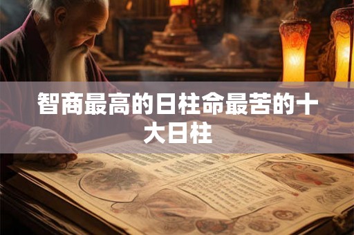 智商最高的日柱命最苦的十大日柱 智商最高的日柱命最苦的十大日柱