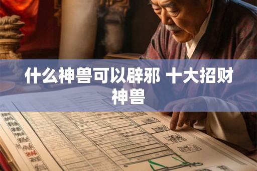 什么神兽可以辟邪 十大招财神兽 什么神兽可以辟邪 十大招财神兽